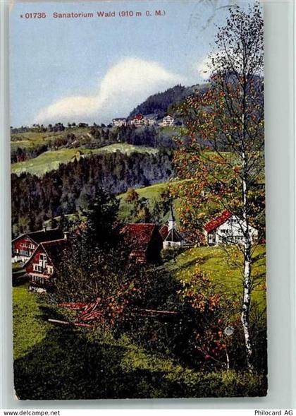 8636 Wald ZH 1916 - Sanatorium Wald - 10257082