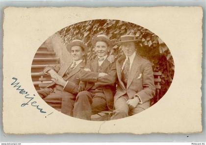 8400 Winterthur 1917 Foto AK Gruppenfoto Männer Ort lt. Stempel - 38194380