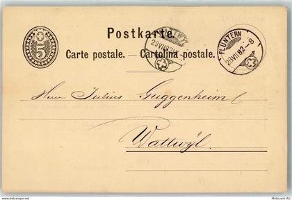 8000 Zürich 1882 Ganzsache Fluntern - 39367941