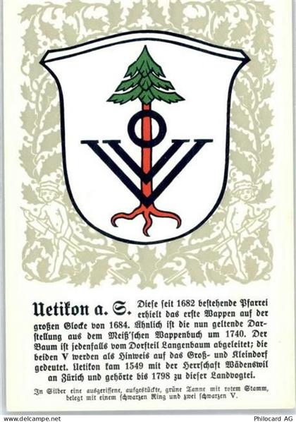 8707 Uetikon am See - Wappen - 50923013