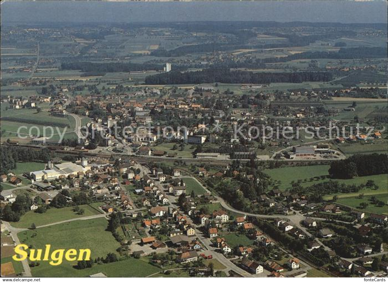 Sulgen Bischofszell Fliegeraufnahme