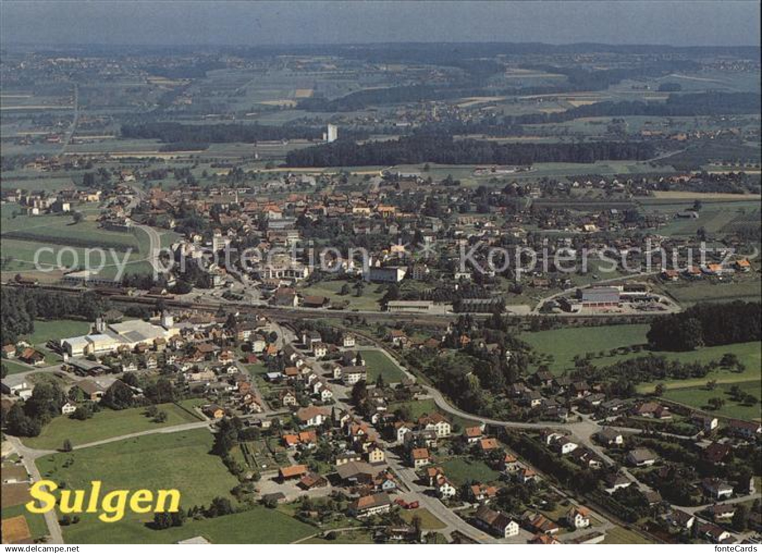 Sulgen Bischofszell Fliegeraufnahme