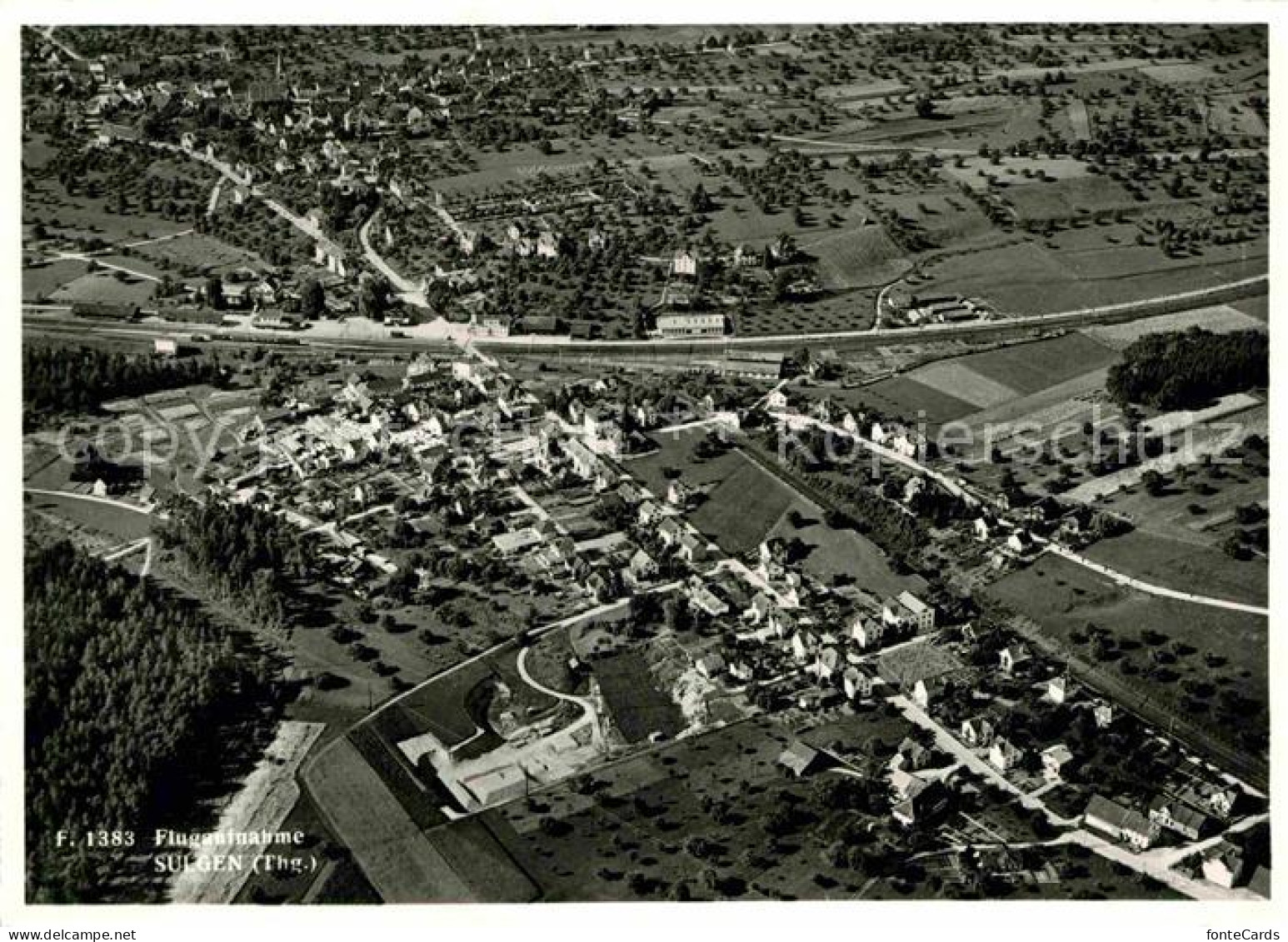 Sulgen Bischofszell Fliegeraufnahme