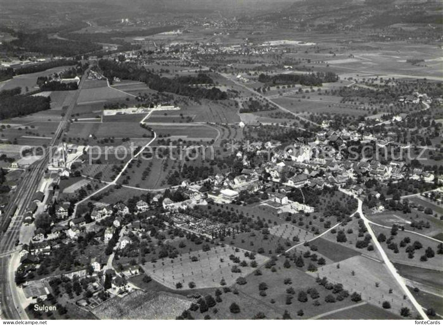 Sulgen Bischofszell Fliegeraufnahme