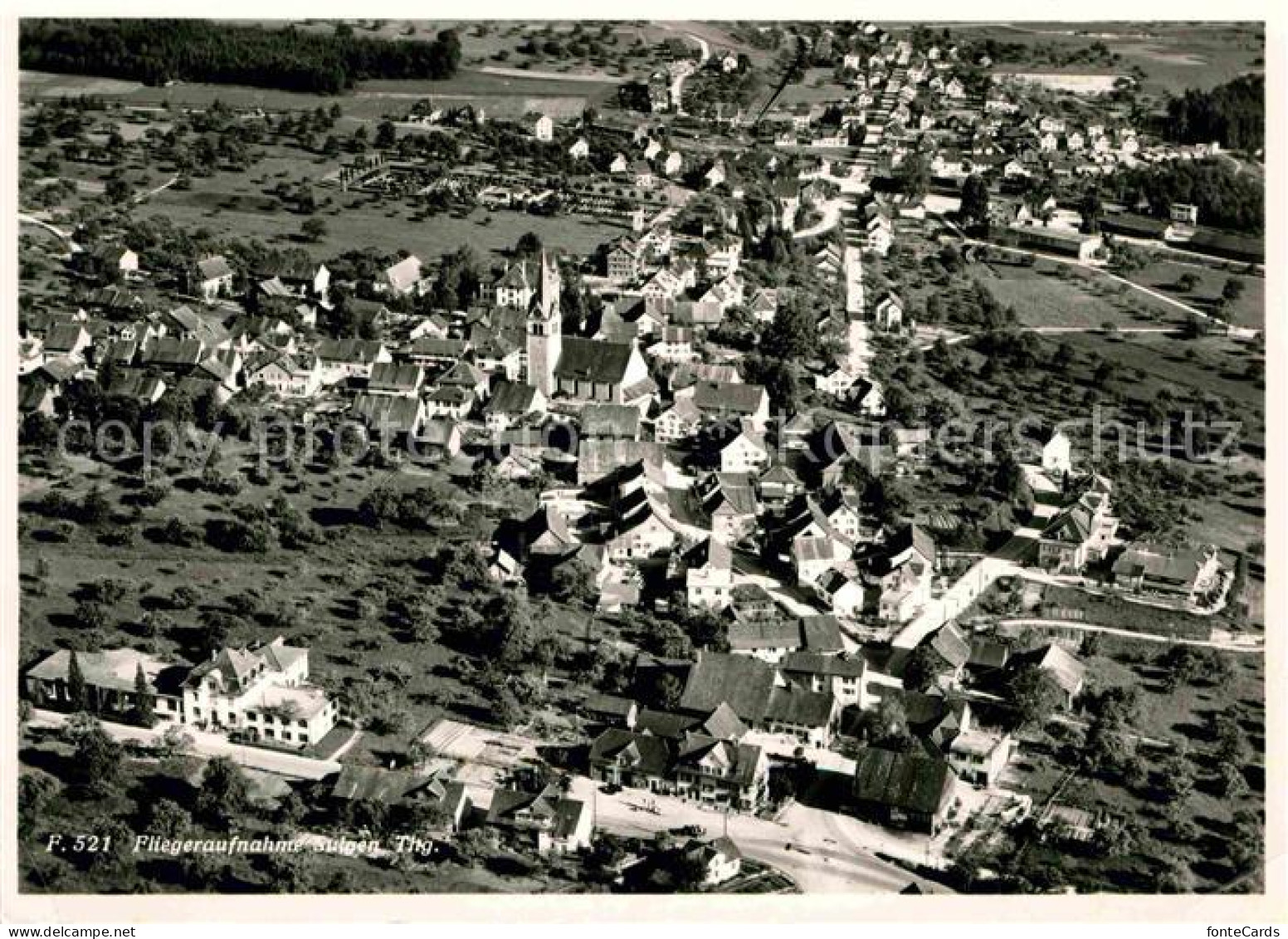 Sulgen Bischofszell Fliegeraufnahme