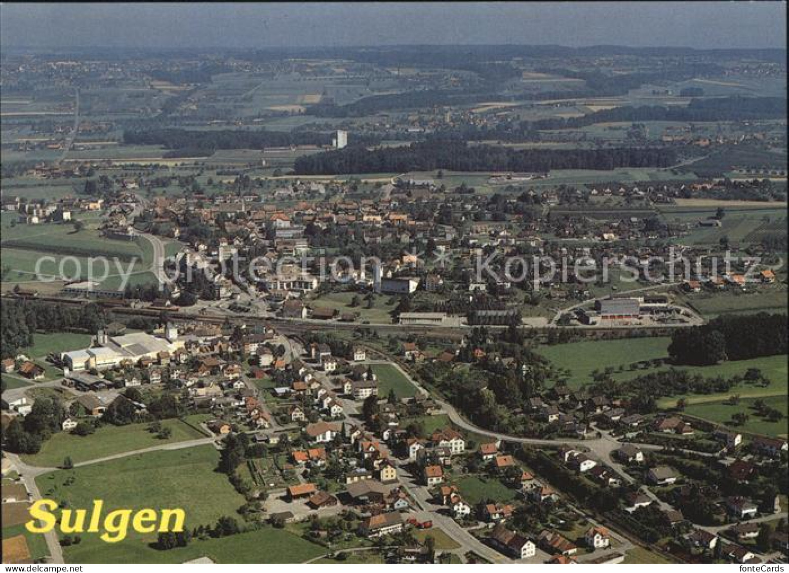 Sulgen Bischofszell Fliegeraufnahme