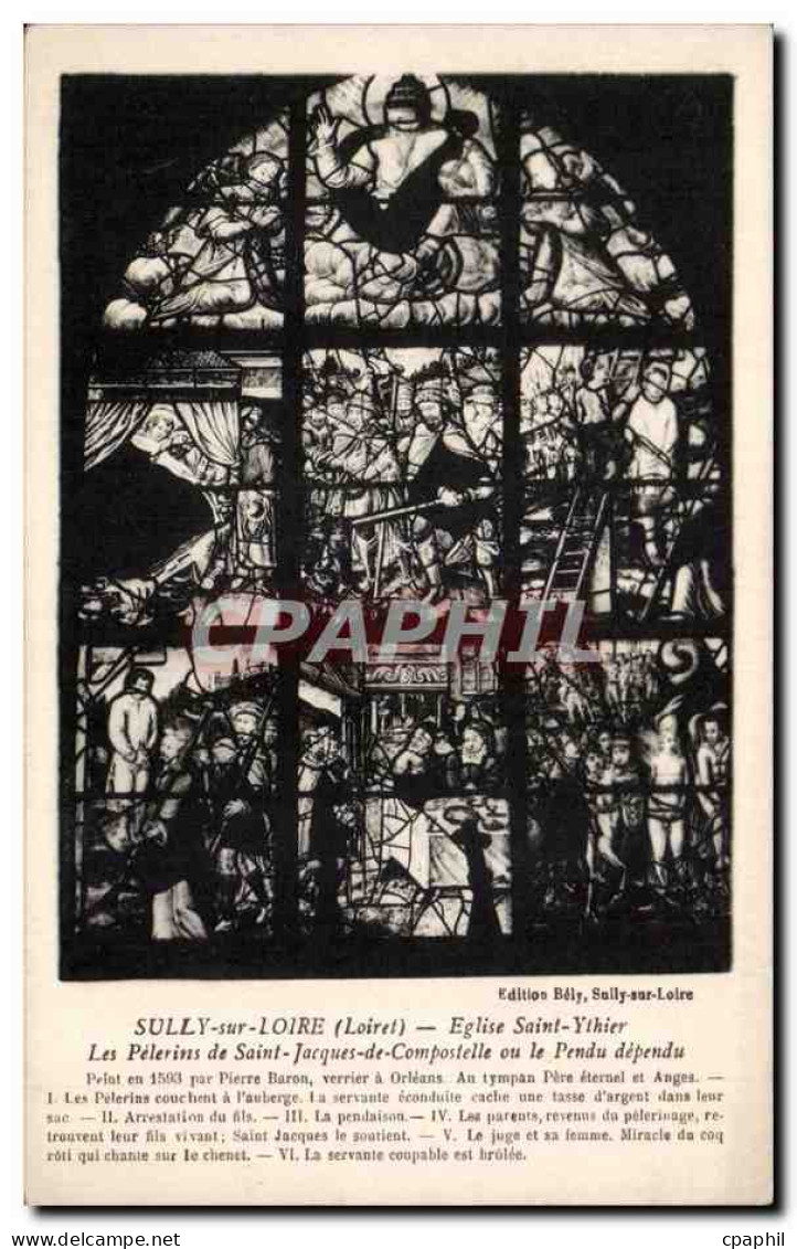 Sully sur Loire - Eglise Saint Yihier - CPA