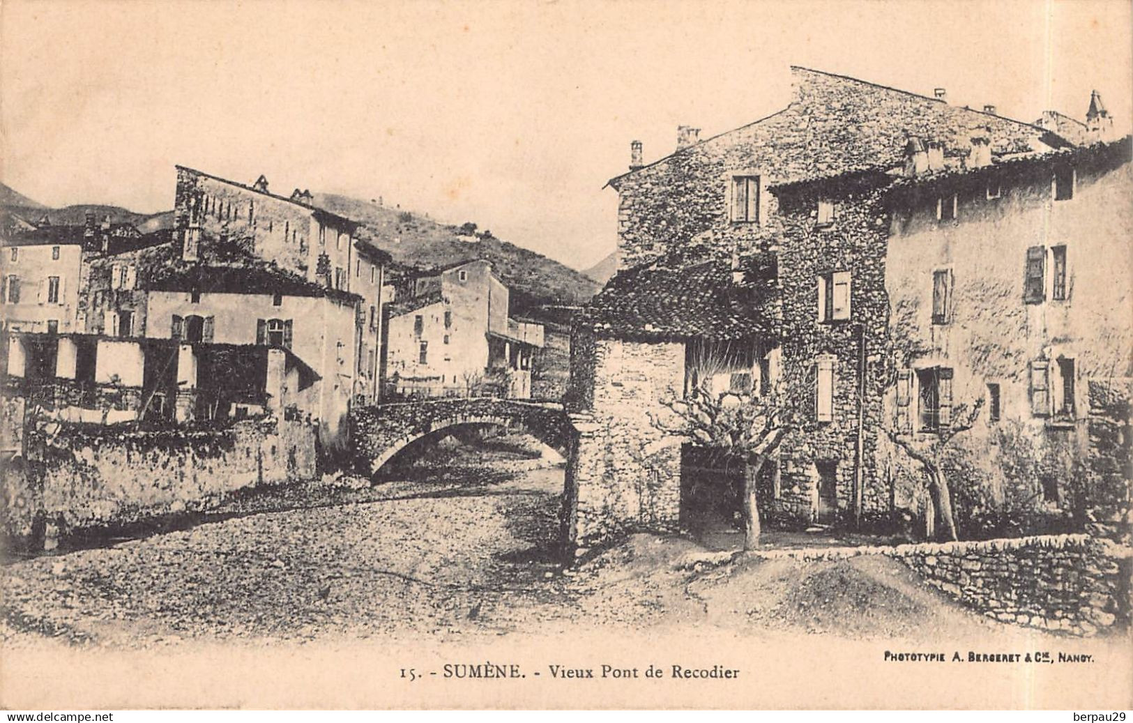 SUMENE - Vieux pont de Recaudier