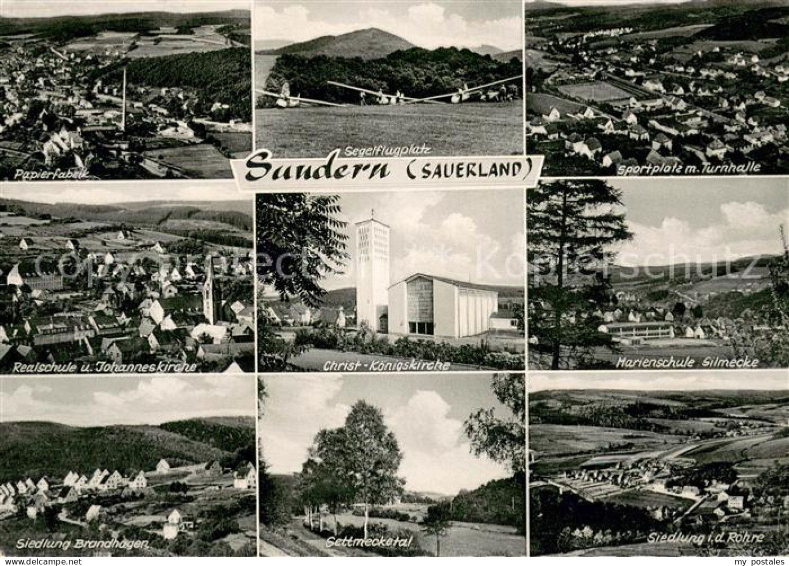Sundern Sauerland Papierfabrik Johanneskirche Brandhagen Settmeckertal Segel-Flu