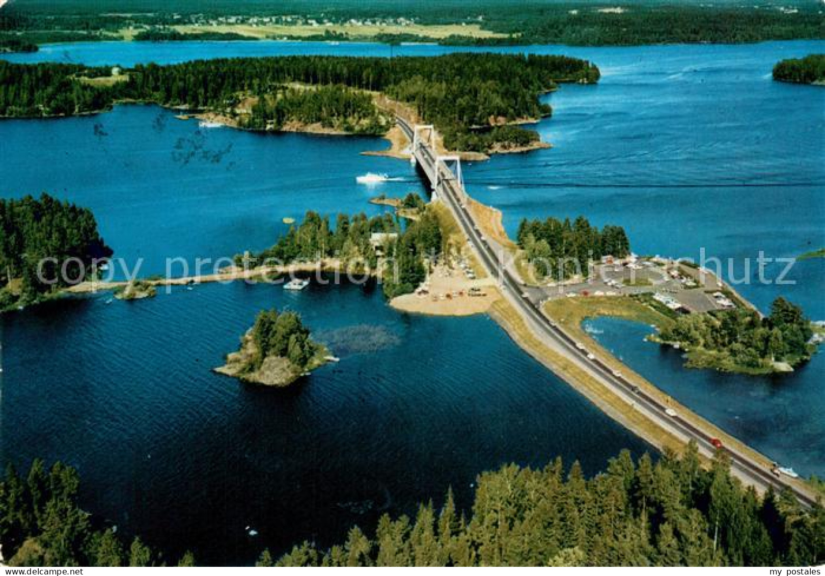 Suomi Finnland Saeoeksmaeki Fliegeraufnahme