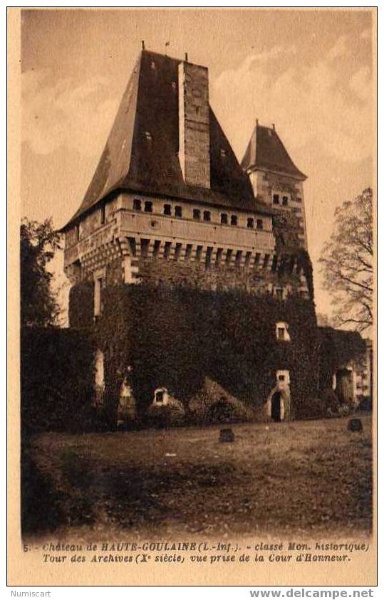 SUPERBE CPA DE...HAUTE GOULAINE...LE CHATEAU