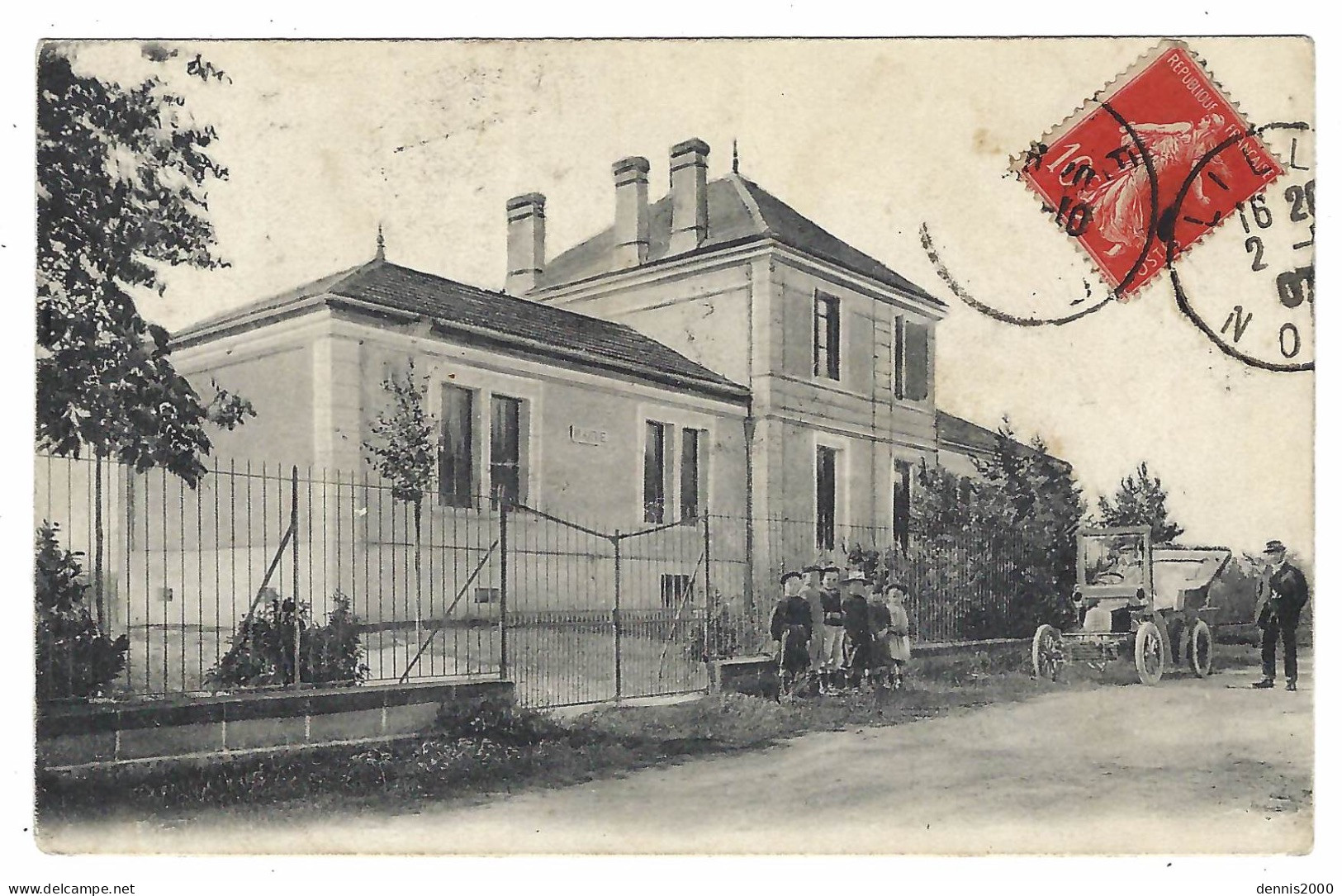 supposé LOOS LES LILLE (59) - au dos: Masset 11 rue Faidherbe, Loos lez Lille