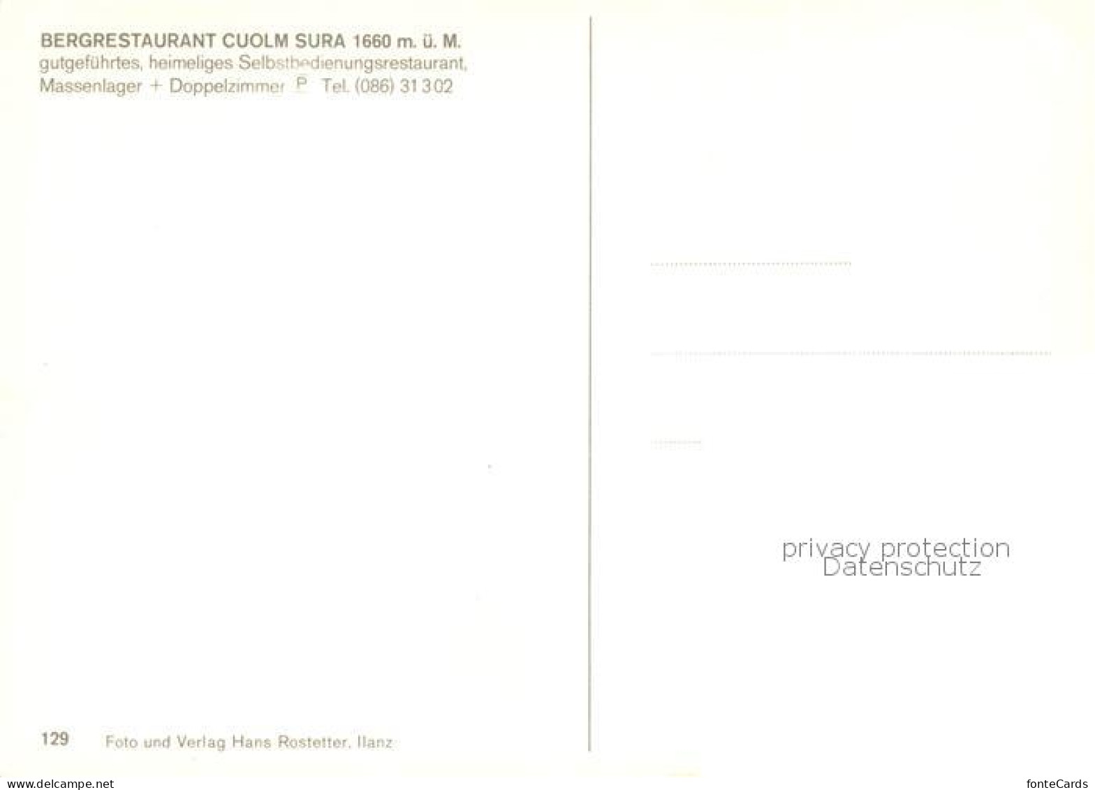 Surcuolm Bergrestaurant Cuolm Sura Winterpanorama Skigebiet Alpen