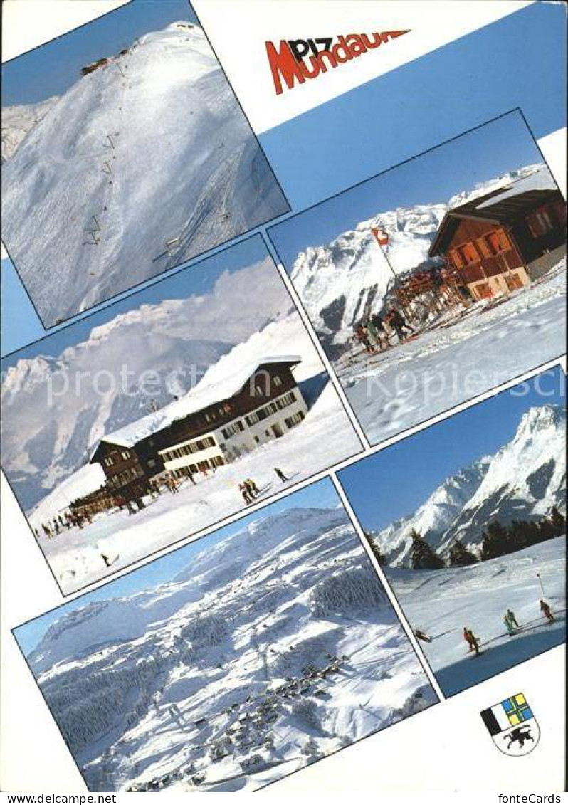 Surcuolm Piz Mundaun Berggasthaus Panorama