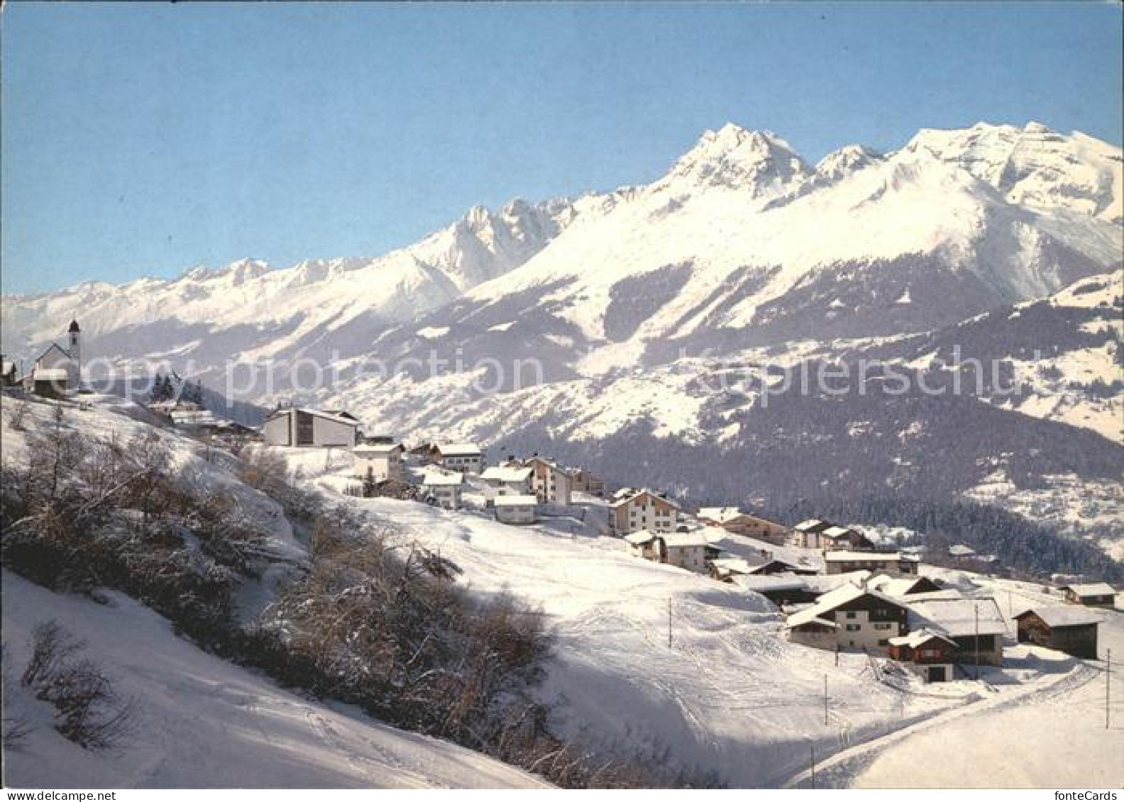 Surcuolm Skigebiet Piz Mundaun Brigelserhoerner