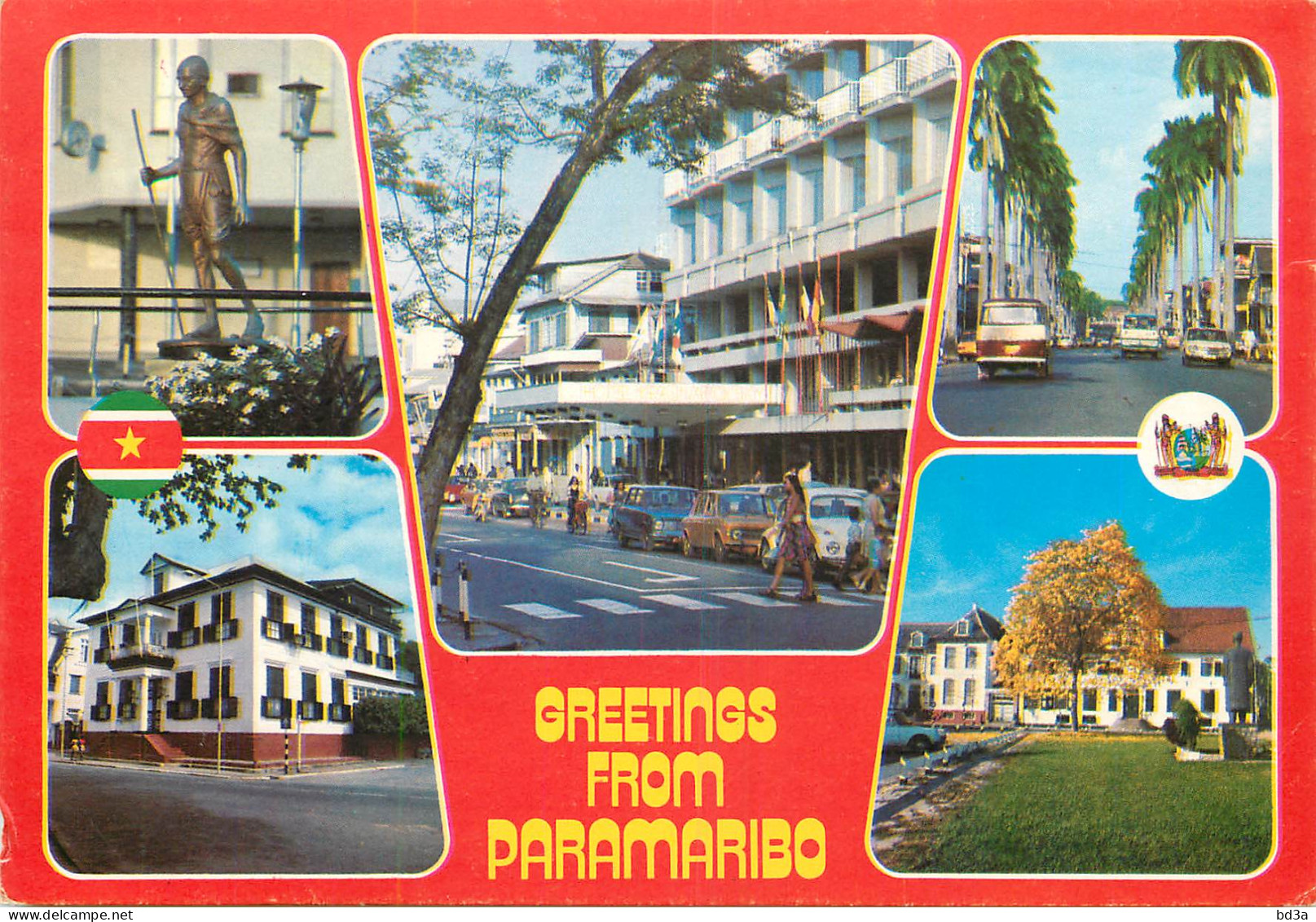 SURINAM GREETINGS FROM PARAMARIBO