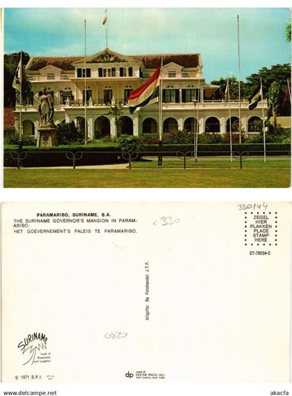 CPM SURINAME-Paramaribo-The Suriname Governor's Mansion (330144)