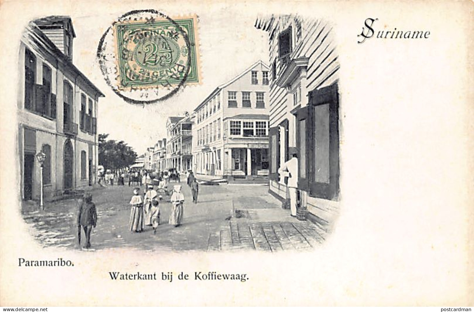 Suriname - PARAMARIBO - Waterkant bij de Koffiewaag