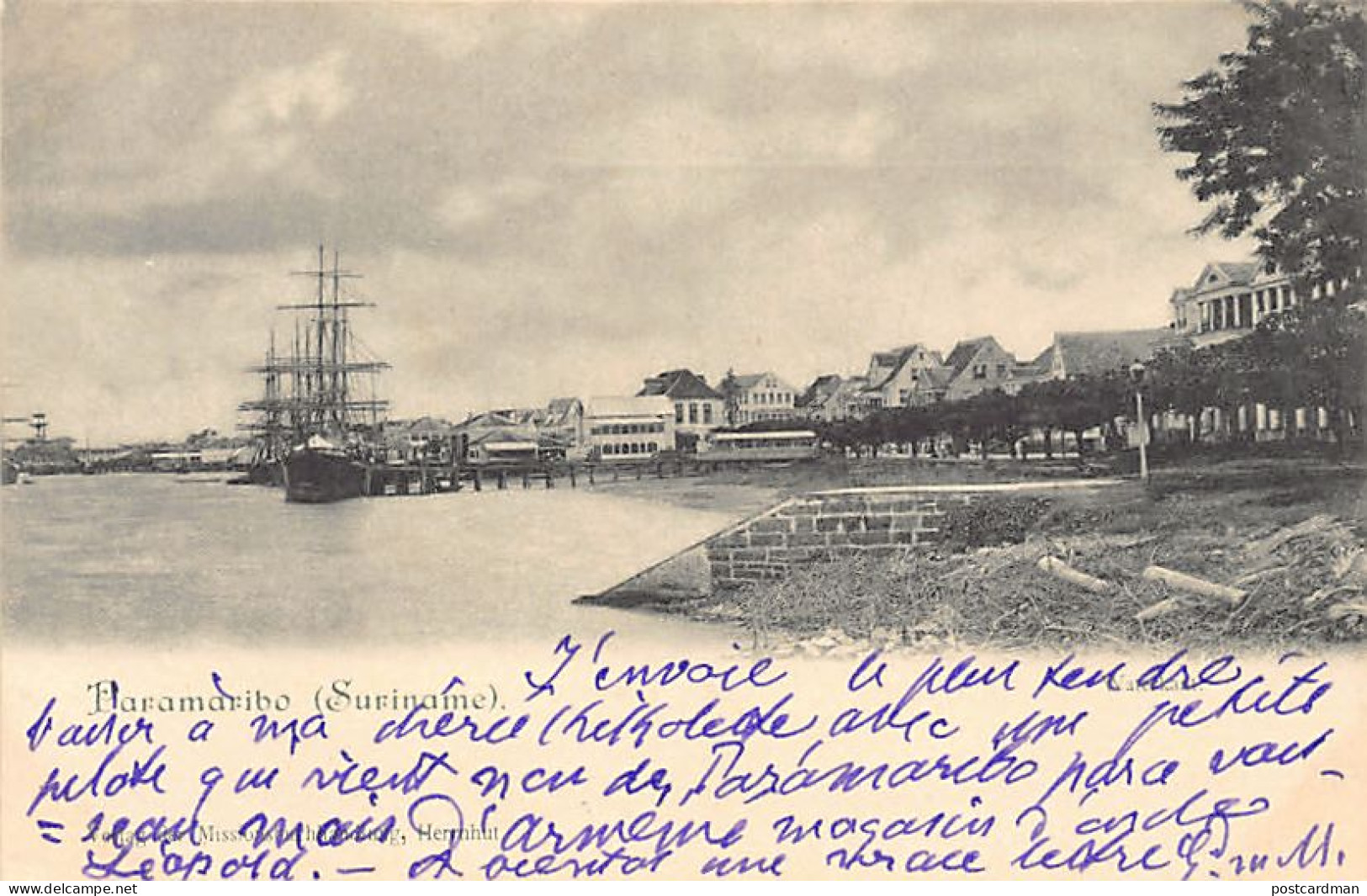 Suriname - PARAMARIBO - Waterkant - Uitg. Missionsbuchhandlung