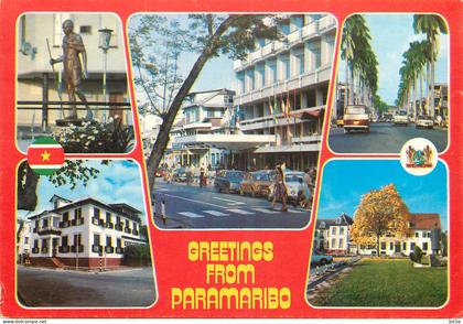 SURINAM GREETINGS FROM PARAMARIBO