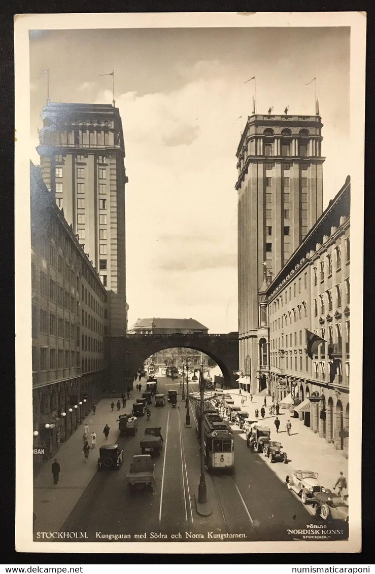 svezia sweden stockholm cartolina  VIAGGIATA COD.C.3939