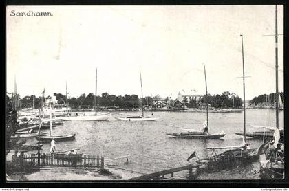 AK Sandhamn, Parti av hamnen