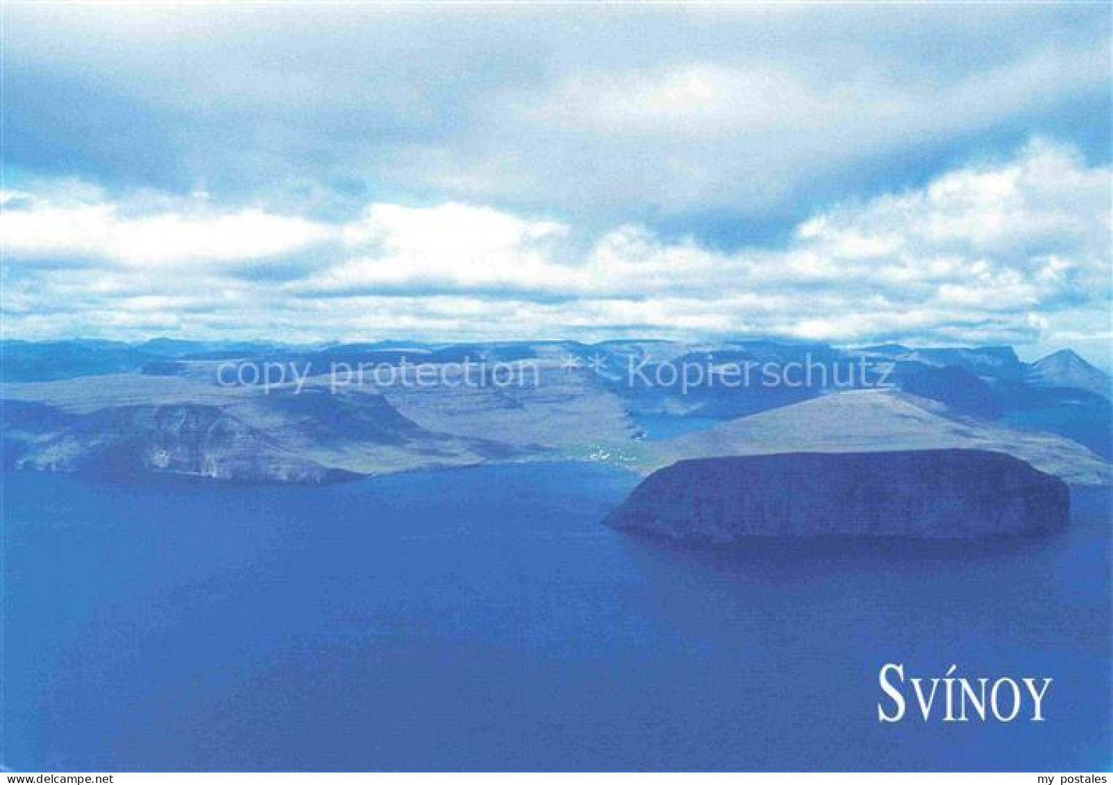 Svinoy Faeroeer Island Fliegeraufnahme