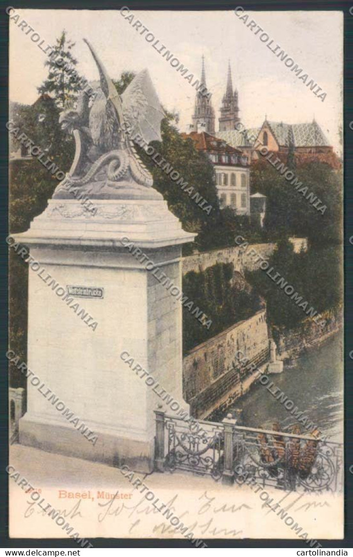Svizzera Basilea Basel cartolina EE3296