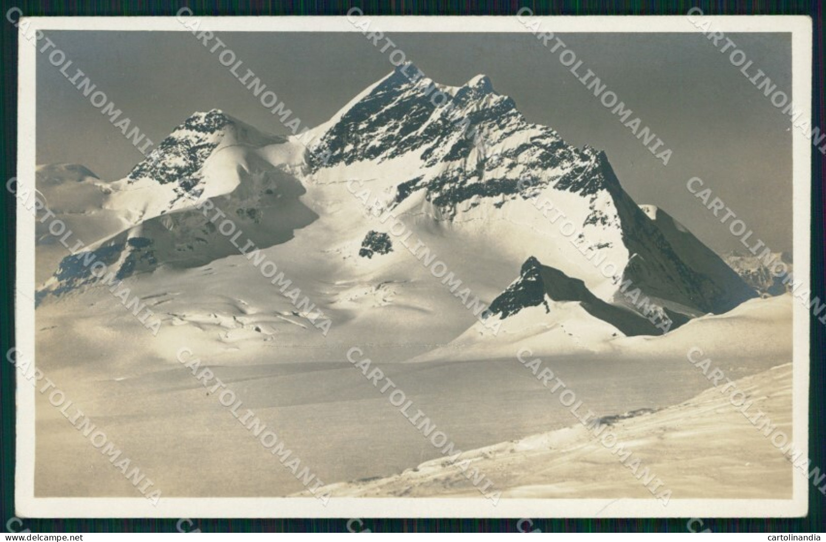 Svizzera Berna Monte Jungfrau Foto cartolina MX3557