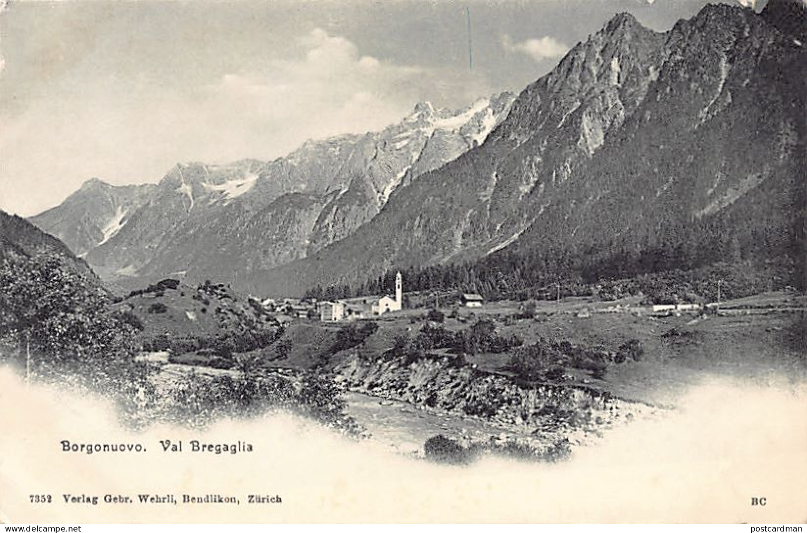 Svizzera - BORGONUOVO (GR) Val Bregaglia - Ed. Wehrli 7352