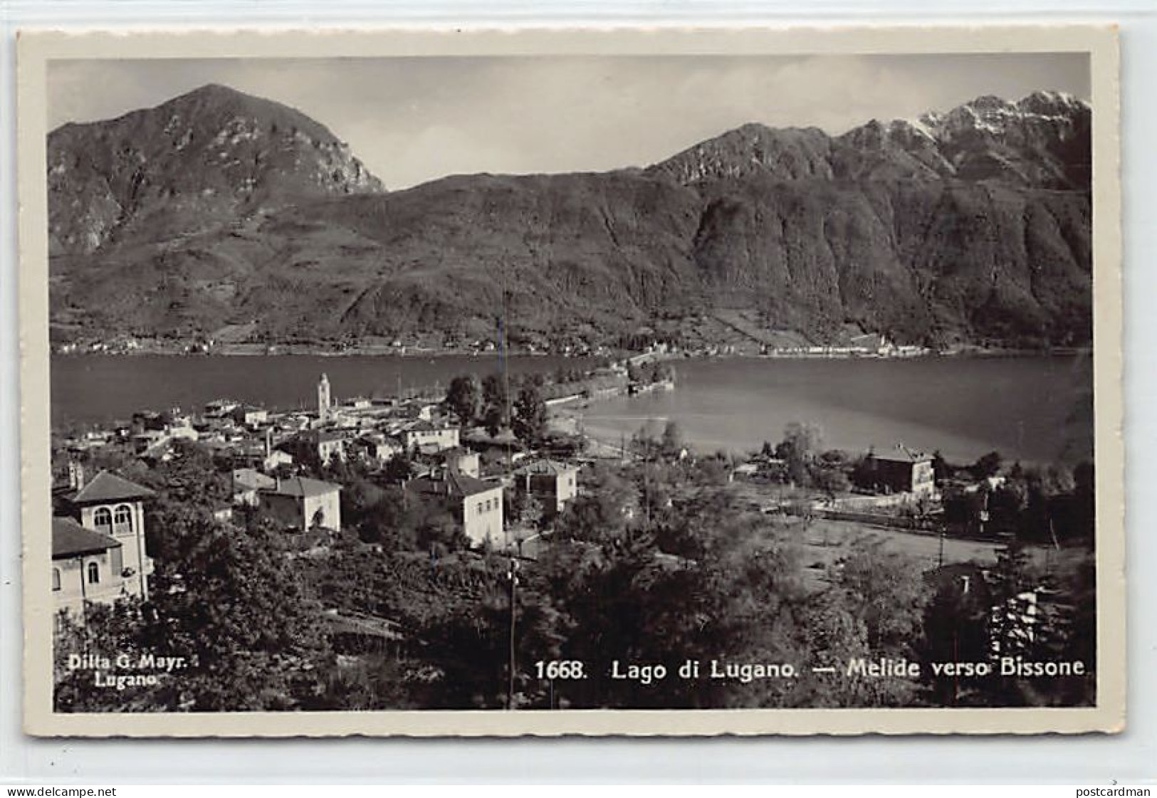 Svizzera - MELIDE (TI) Verso Bissone - Ed. G. Mayr 1668