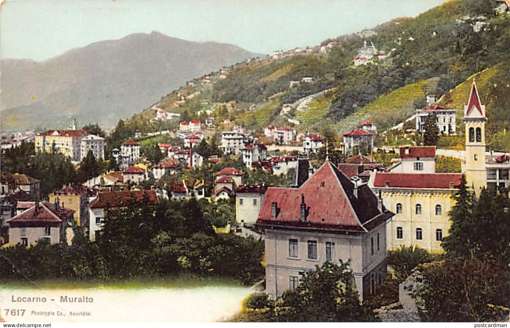 Svizzera - MURALTO (TI) Vista generale - Ed. Phototypie Co 7617