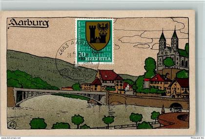 4663 Aarburg Künstlersteindruck Litho - Stempel 1978 - 13094381