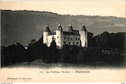CPA AK LES CHATEAUX VAUDOIS - CHAMPVENT SWITZERLAND (1510133)