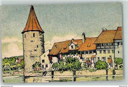 5620 Bremgarten AG Künstlerkarte Hexenturm - 13938053