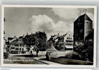 5200 Brugg AG 1936 Foto AK Zollplätzli Neue Brücke - 38025574