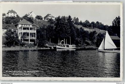 5616 Meisterschwanden 1938 - Gasthaus Delphin Segelboot - 51677978