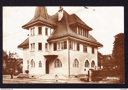 1931 gelaufene Foto-AK der Post Menziken nach St. Moritz