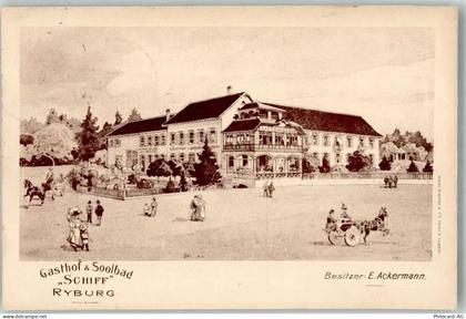 4313 Riburg Möhlin 1913 Foto AK Gasthaus Schiff - 13581921