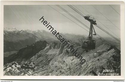 Säntis-Schwebebahn - Foto-AK - Verlag U. Zellweger Urnäsch