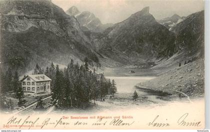 Seealpsee Saentis IR mit Altmann und Saentis