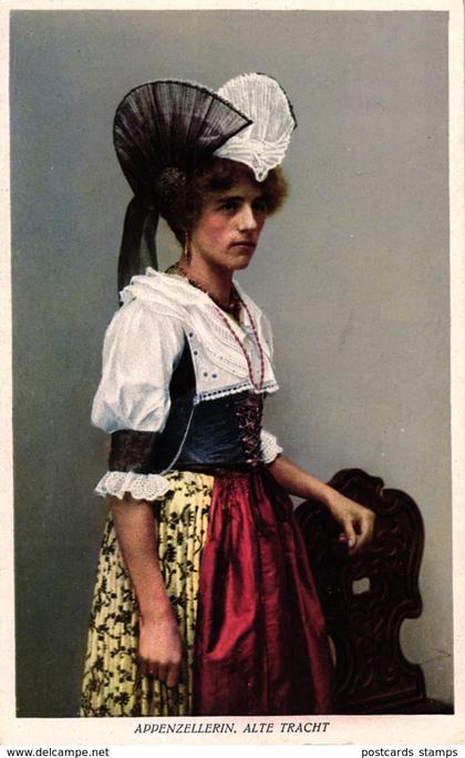 Appenzell, Appenzeller Tracht, Appenzeller Frau, um 1920