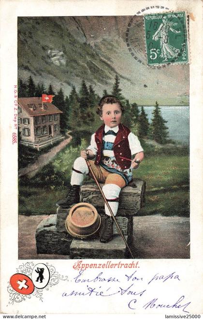 SUISSE APPENZELL folklore costume