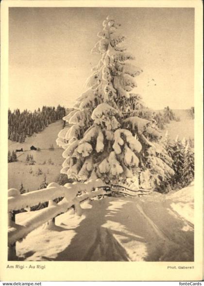 Altstetten [Stempelabschlag] Rigi Winter