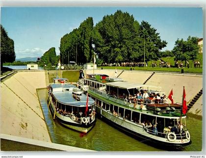 Augst BL Personenboote Schleuse Binnenschiff - 39695548