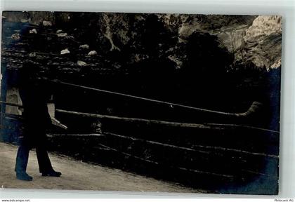 Fels Mann Haus Alphorn Foto AK - 52302615