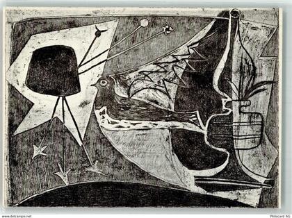 Gebrauchsspuren sign. Regina de Vries Taube Gemälde - 39701824