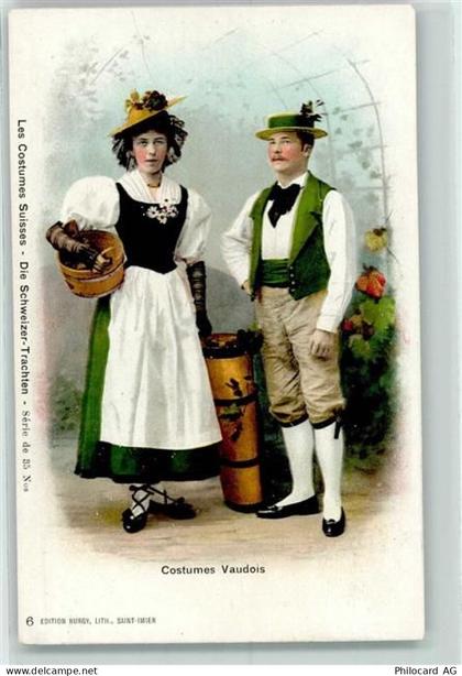 Le Vaud Costumes Vaudois Tracht Schweiz - 10218537