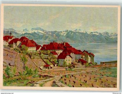 Rivaz sign. J Odier Pro Infirmis Schweiz Künstlerkarte - 10590281