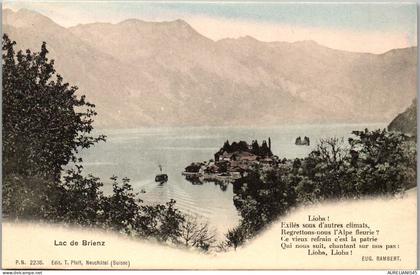 SUISSE LAC DE BRIENZ  carte postale ancienne [GIT-4271]